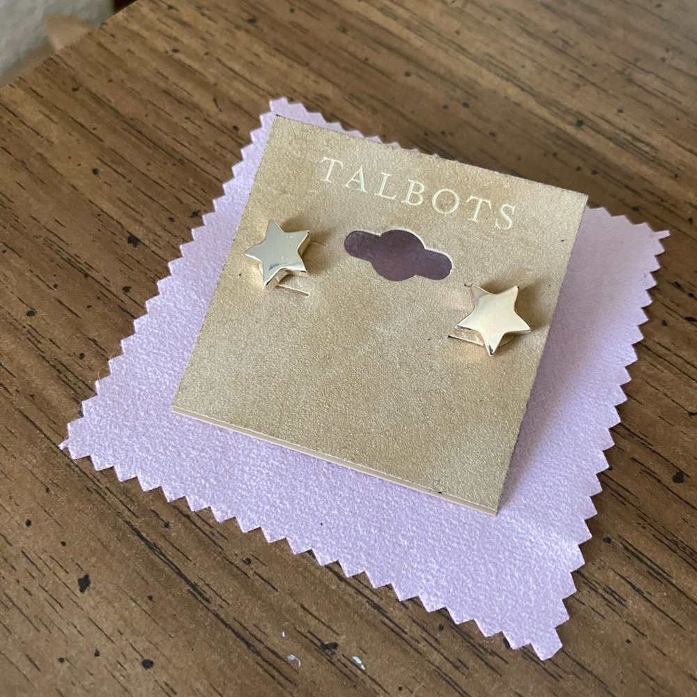 NWT Talbots Star Earrings